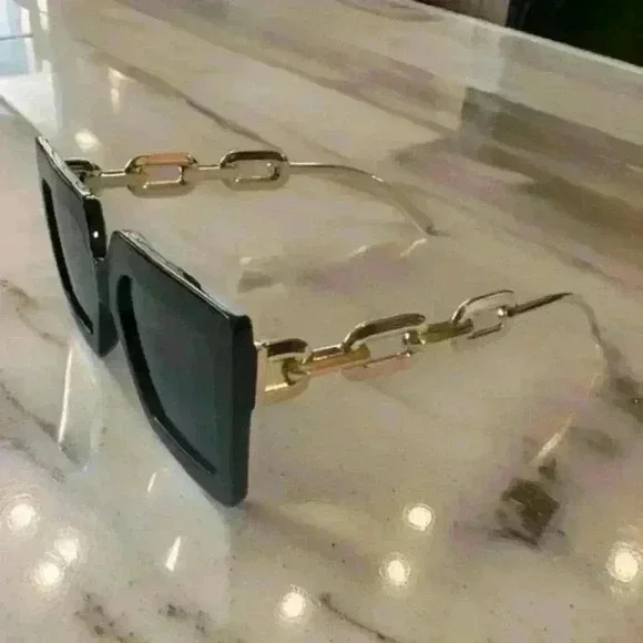 Block Black Sunglasses - Picture 3 of 3